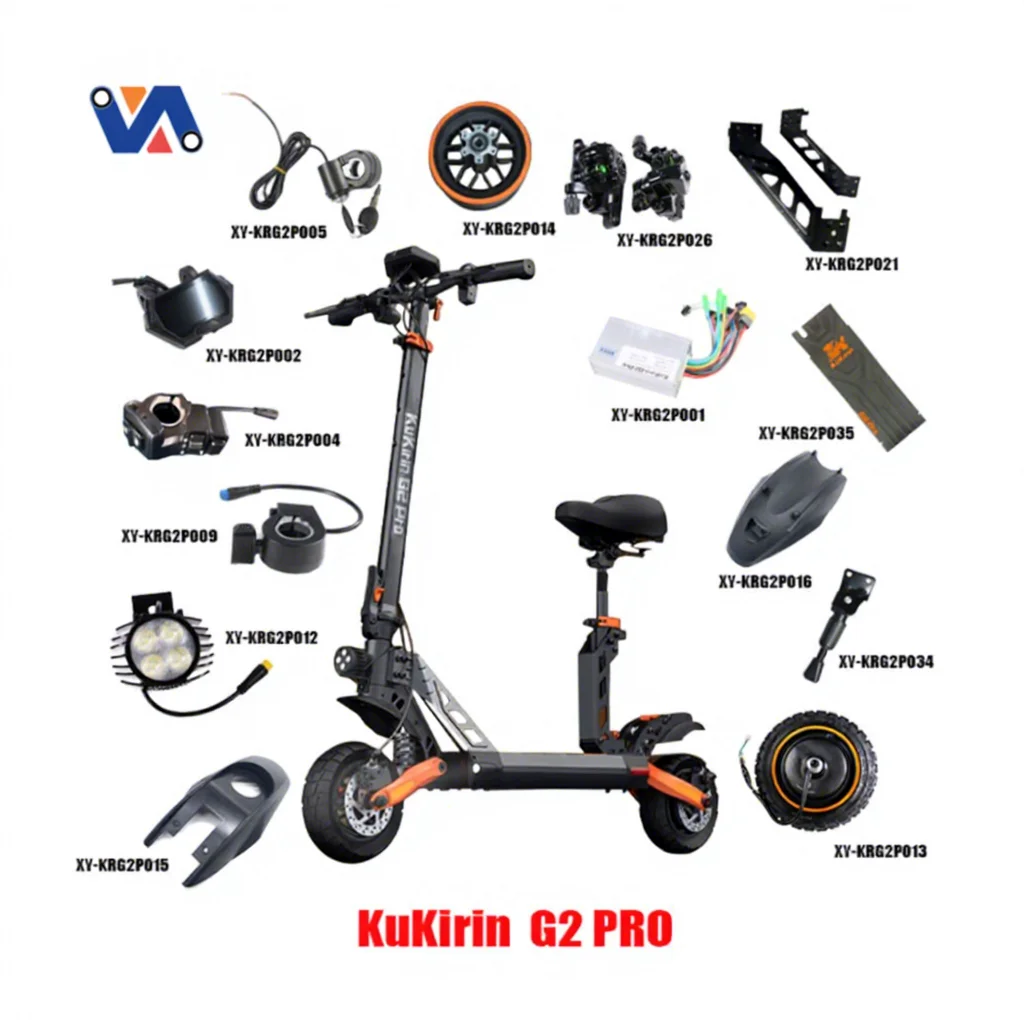 Νέα Εικόνα Αποθήκη EURO G2 Max Ηλεκτρικό Πατίνι Ανταλλακτικό Κινητήρας Ελαστικό Φώτα Προφυλακτήρας για Kukirin G2 Pro M4 Pro Αξεσουάρ Ηλεκτρικού Πατινιού