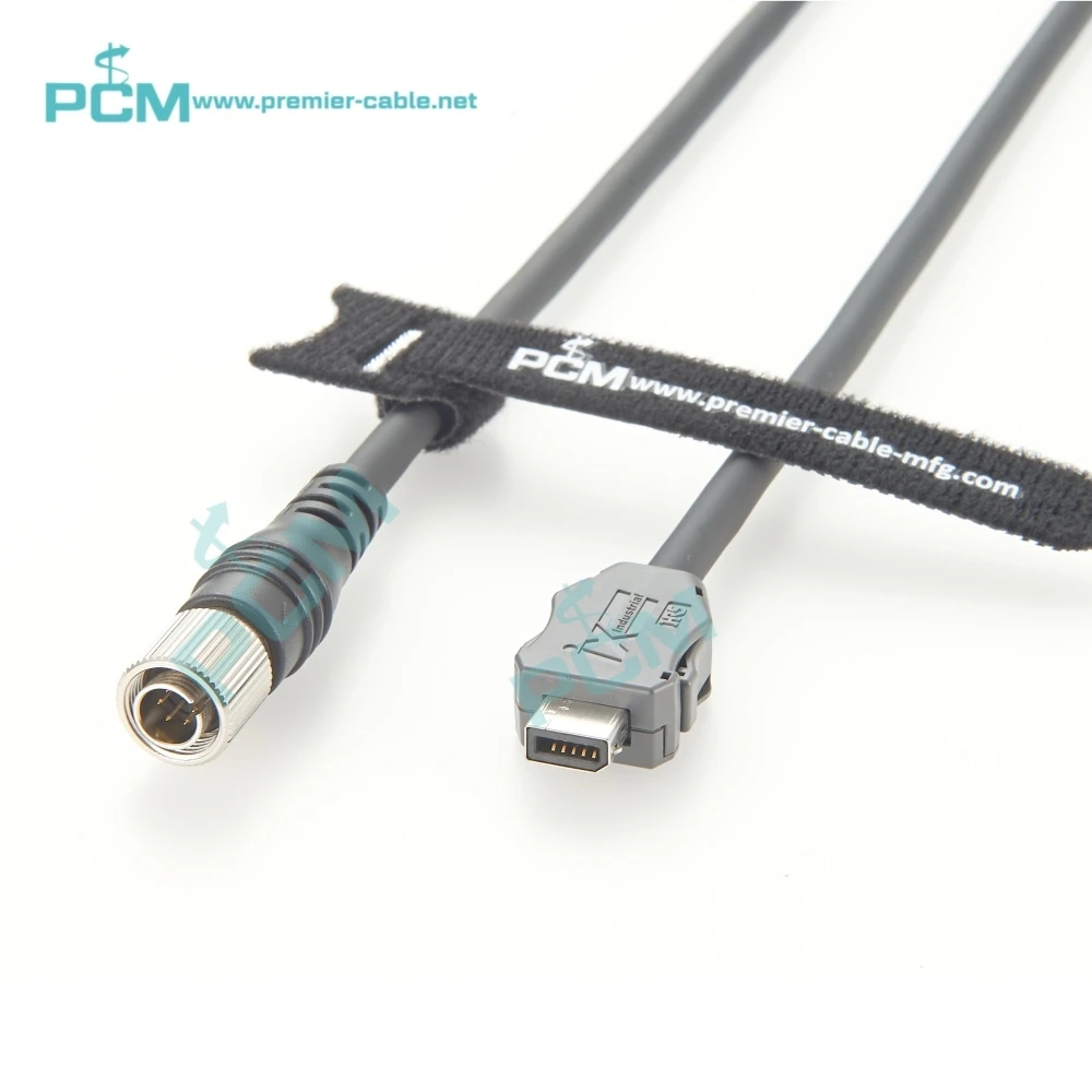 Hirose 6Pin to IX B-Key Vision Sensor Head to Amplifier Cable