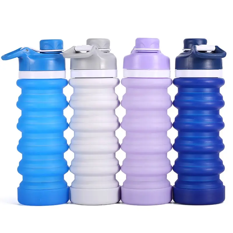 Складные бутылки для воды. Силиконовые спортивные бутылки. Бутылка складная силиконовая градиент. Складная бутылка для воды 1 литр.
