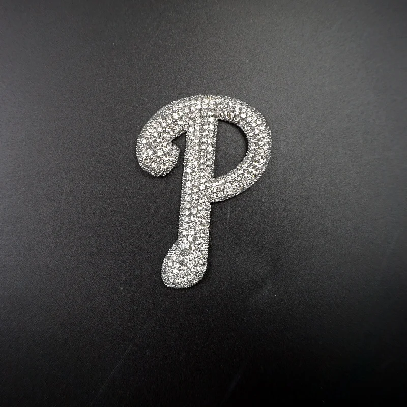 Designer ready design wholesale rhinestone t-shirt logo bowtie luxury heat press rhinestone patches