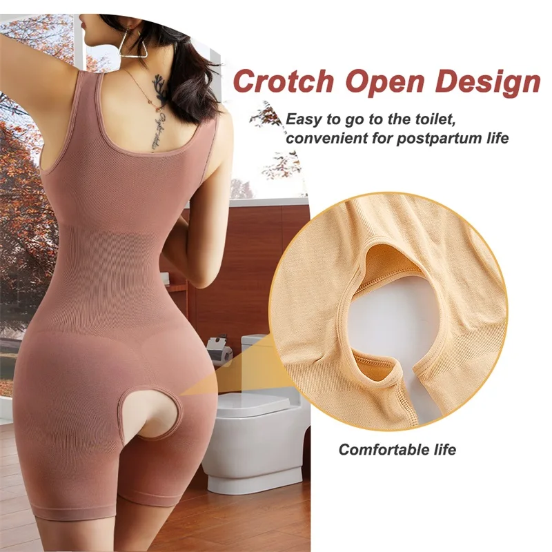 Custom Perfect Full Body Slim Plus Size Thigh Tummy Control High Waister Trainer Shaper Bodysuit Shapwear