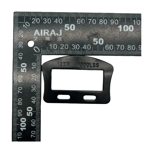 18kn Steel Black Adjuster 4000lbs Hardware Metal Safety Harness Webbing Accessories Buckle