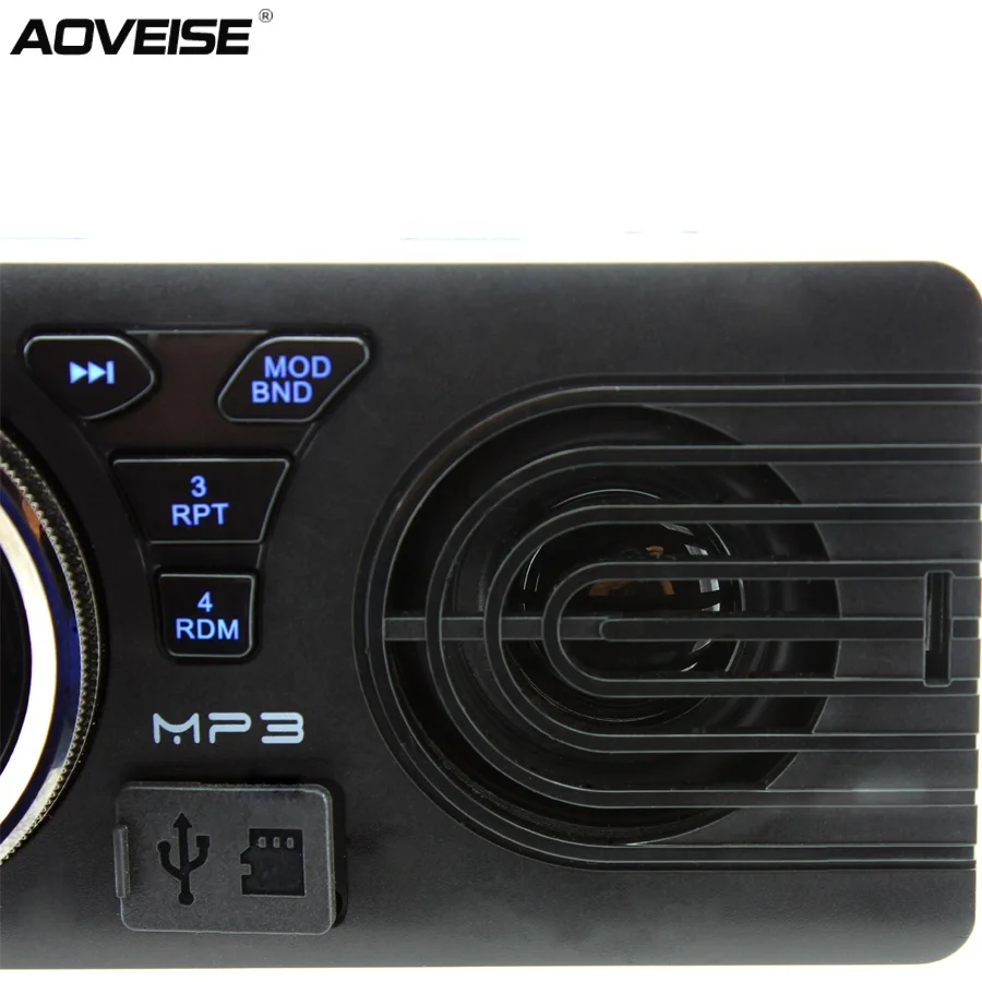 AOVEISE AV252 12V Tarjeta SD para coche MP3 Audio Radio para coche
