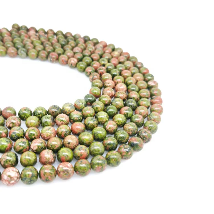 Lava Rock Stone perles rondes 8 mm vert 40 pcs teint Pierres Précieuses Fabrication de Bijoux 