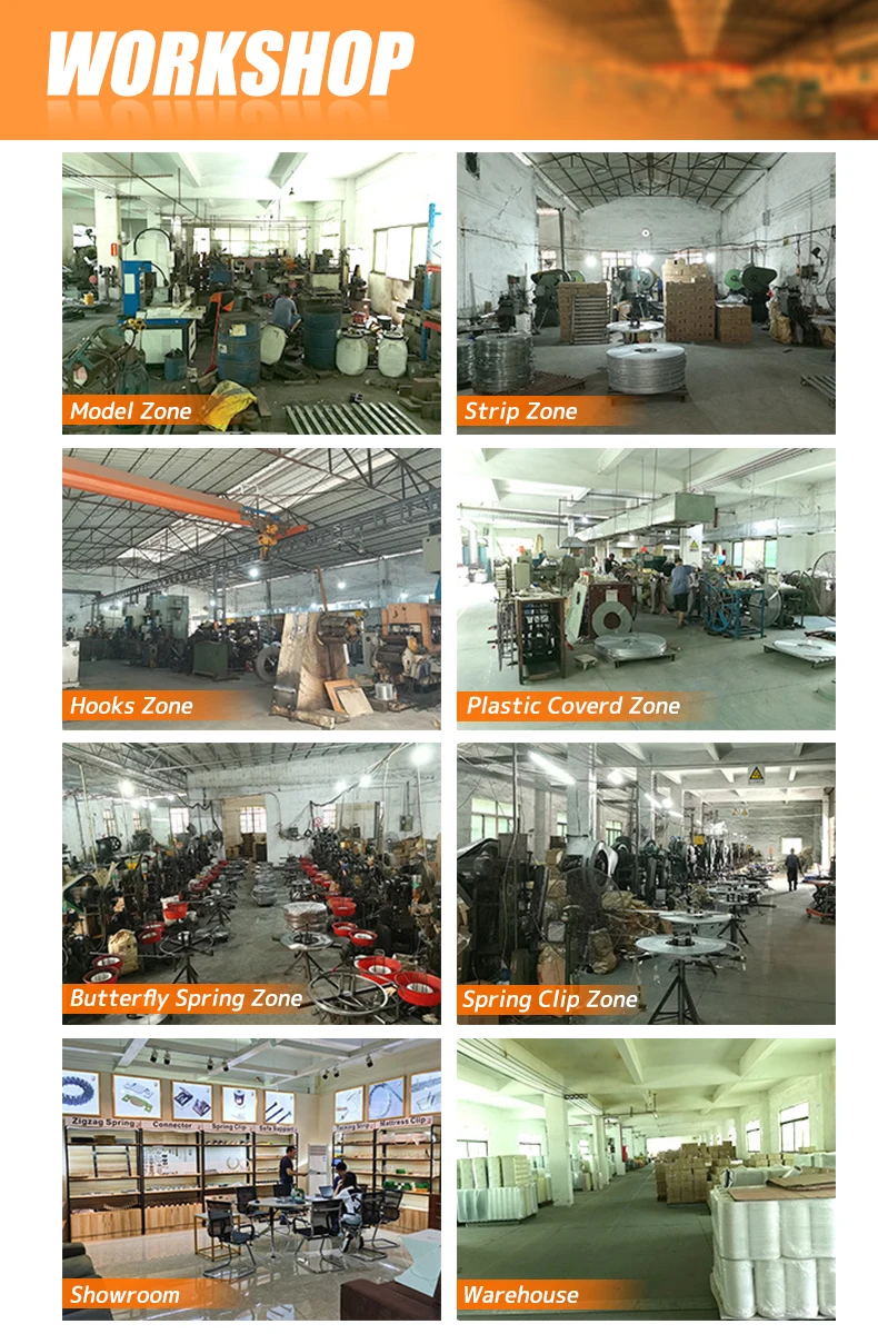 Fornecimento de estofados Kit de reparo de molas para sofá Mobiliário Molas 40 Clips de arame elétrico 16 Gauge 20ft Arame envolto em papel 9