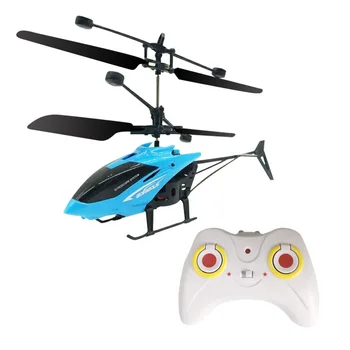 Mini Rc Drone Fall-resistant Flashing Light Aircraft Toys Intelligent Infrared Induction Suspension Remote Control Helicopter