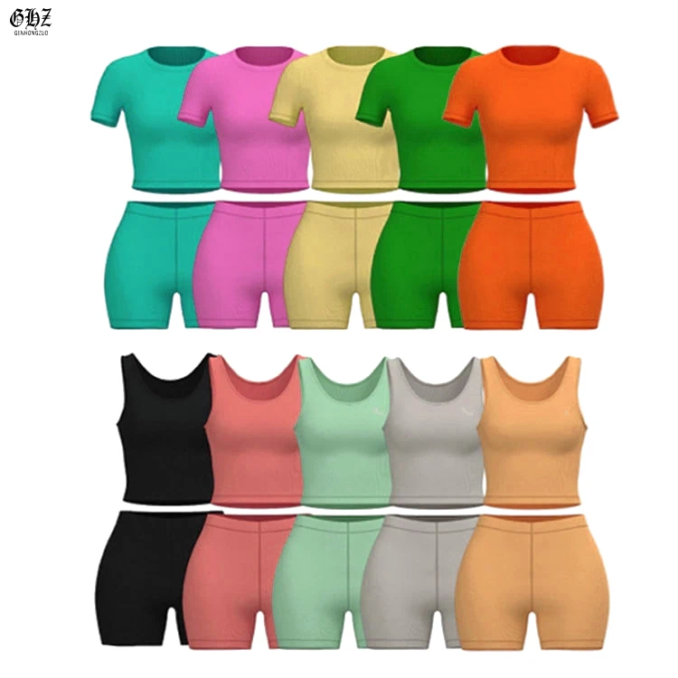Women's Custom Logo Colors Plus Size Casual for Lounge Wear Set