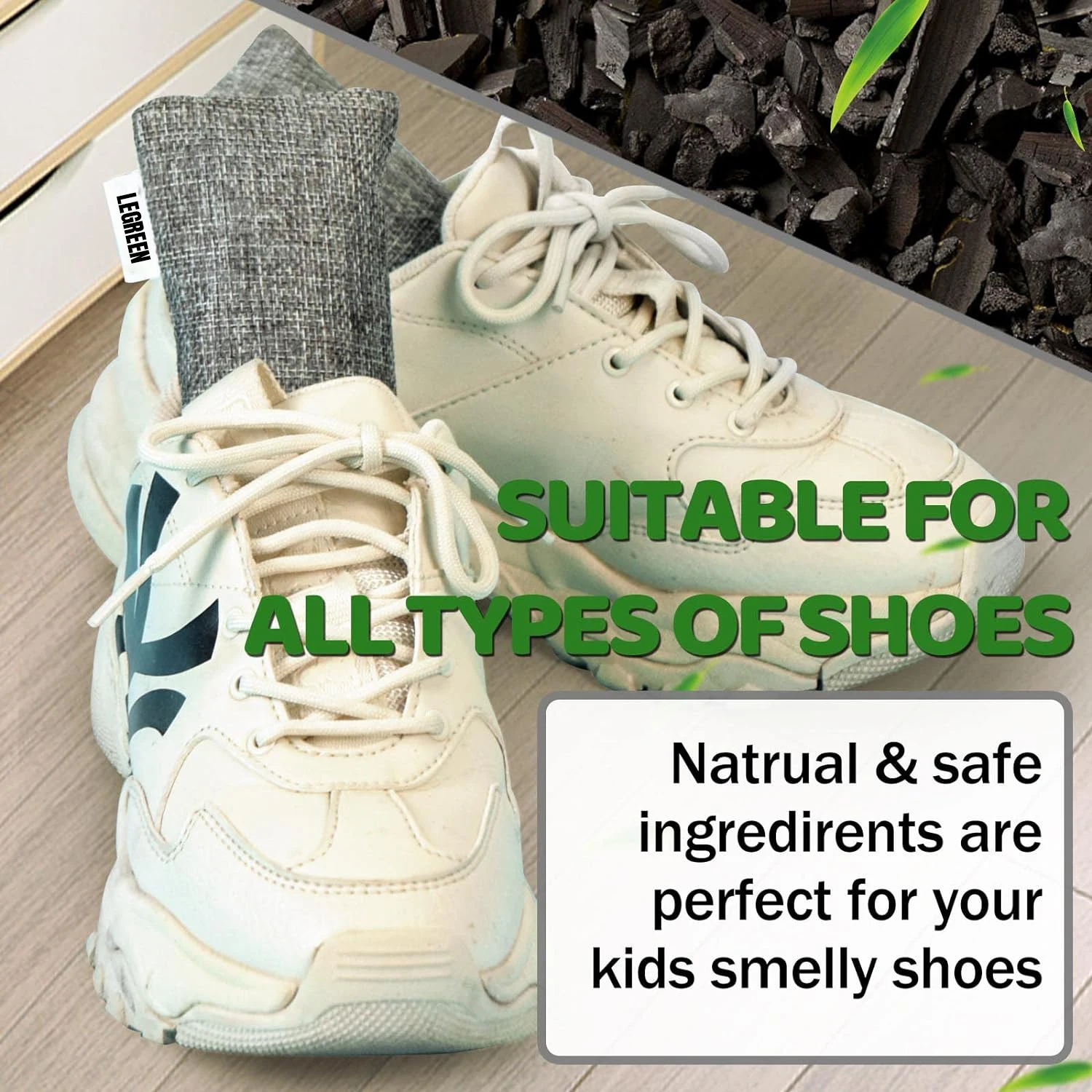 Hot Sale Bamboo Charcoal Air Purifying Bags with Scent Fragrance Shoe Deodorant Boxing Glove Deodorizer Odor Absorber
