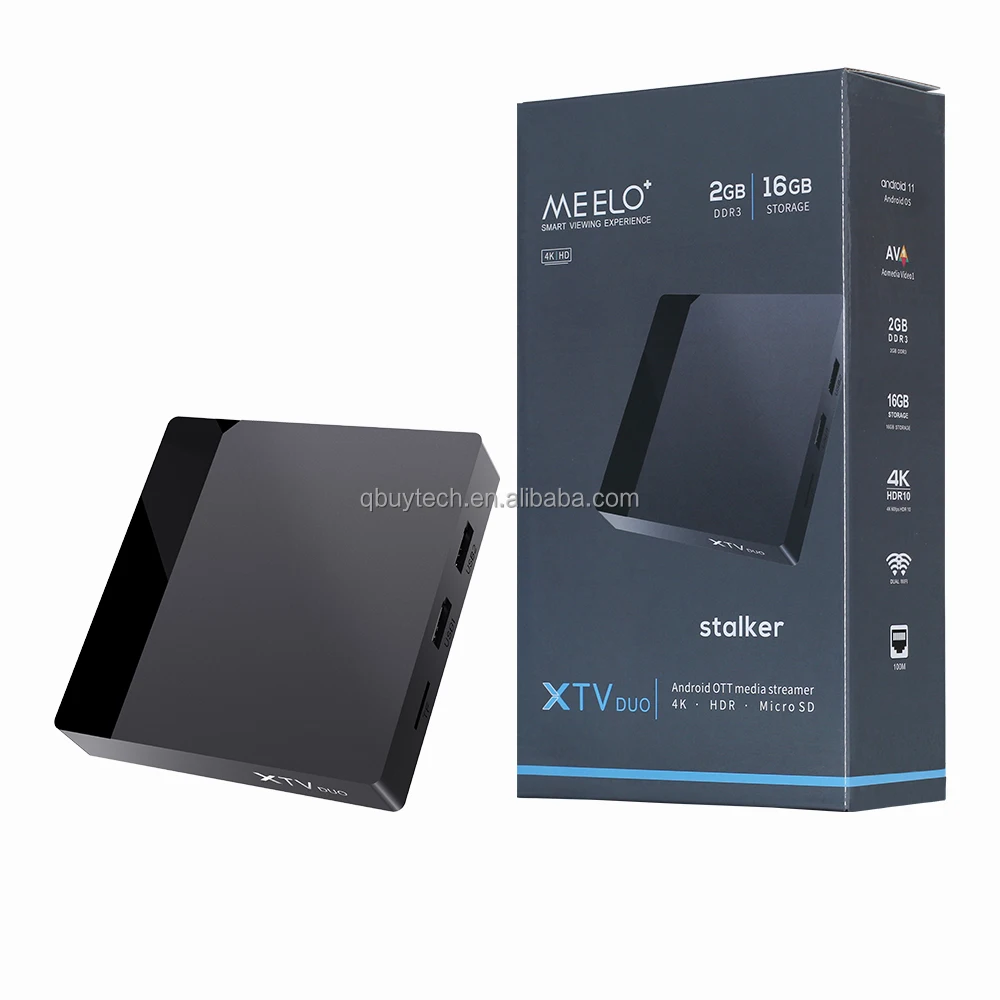 New Tvbox Meelo Xtv Duo Xtream Codes IPTV Media Decoder Android 11