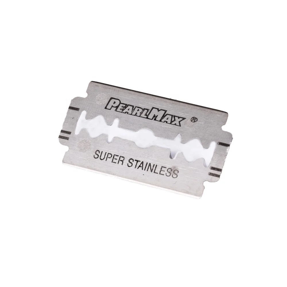 PearlMax Custom Safety Razor Shaving Blade Wholesale Stainless Steel Face Razor Blade Private Logo Shaving Blade