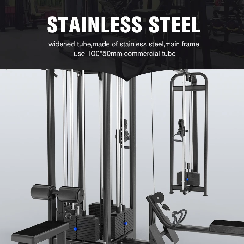 Multi Function Station Gym Equipment 5 Station Machine