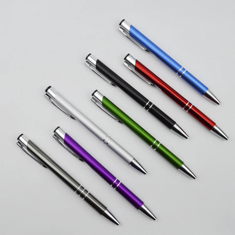 Luxury Promotional Metal Ball Pen With Logo Customized Advertising