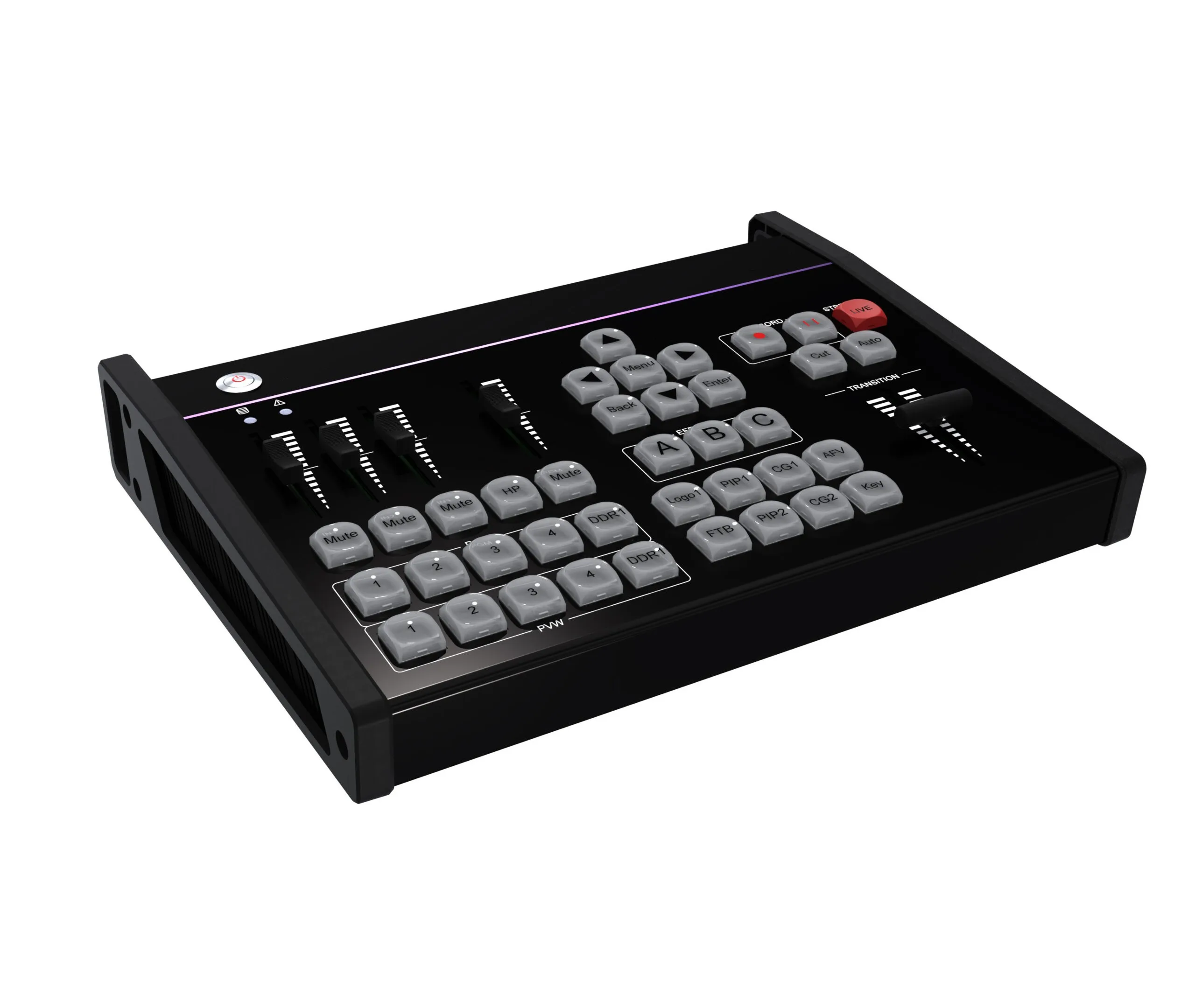 4K Video Switcher for Multi Cameras Live Broadcasting Recording