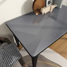 DUUEIHHUER Gloss Dark Grey PVC Peel Stick Wallpaper Rolls Modern Waterproof Removable Contact Paper Farmhouse Cabinet Decor Home
