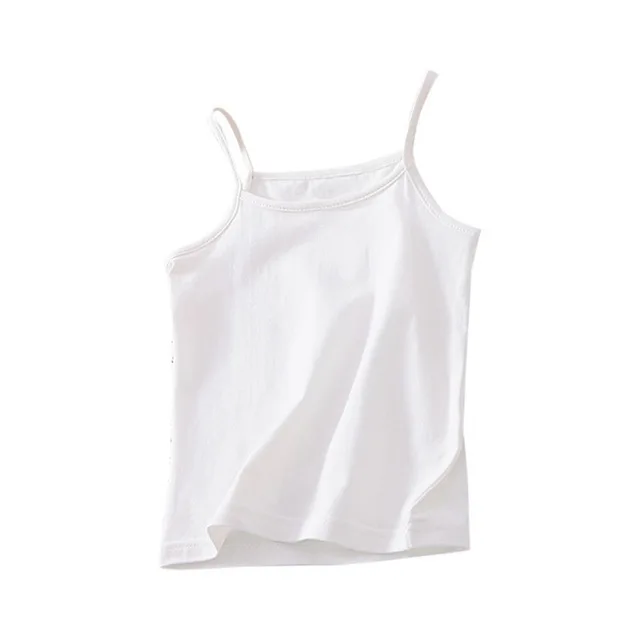 Топы для детей, детская майка, майка для От 4 до 12 лет, детское нижнее белье однотонные 100% хлопковые топы для девочек, футболки ярких цветов для девочек; Жилет