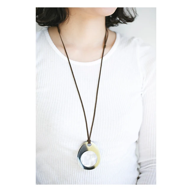 Romantic Japanese plastic pendant big pendant light colorful necklaces