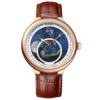 White dial+Rose case+Brown band
