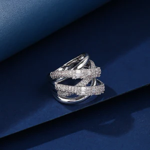 Women's Wedding & Engagement Ring Set Zircon Jewelry Classic Resizable Band Daily Use Bride Gift