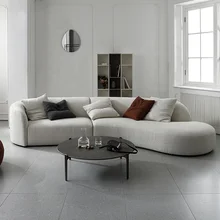 Simple Design Modern Furniture Living Room Fabric Sofas for Apartment Villa