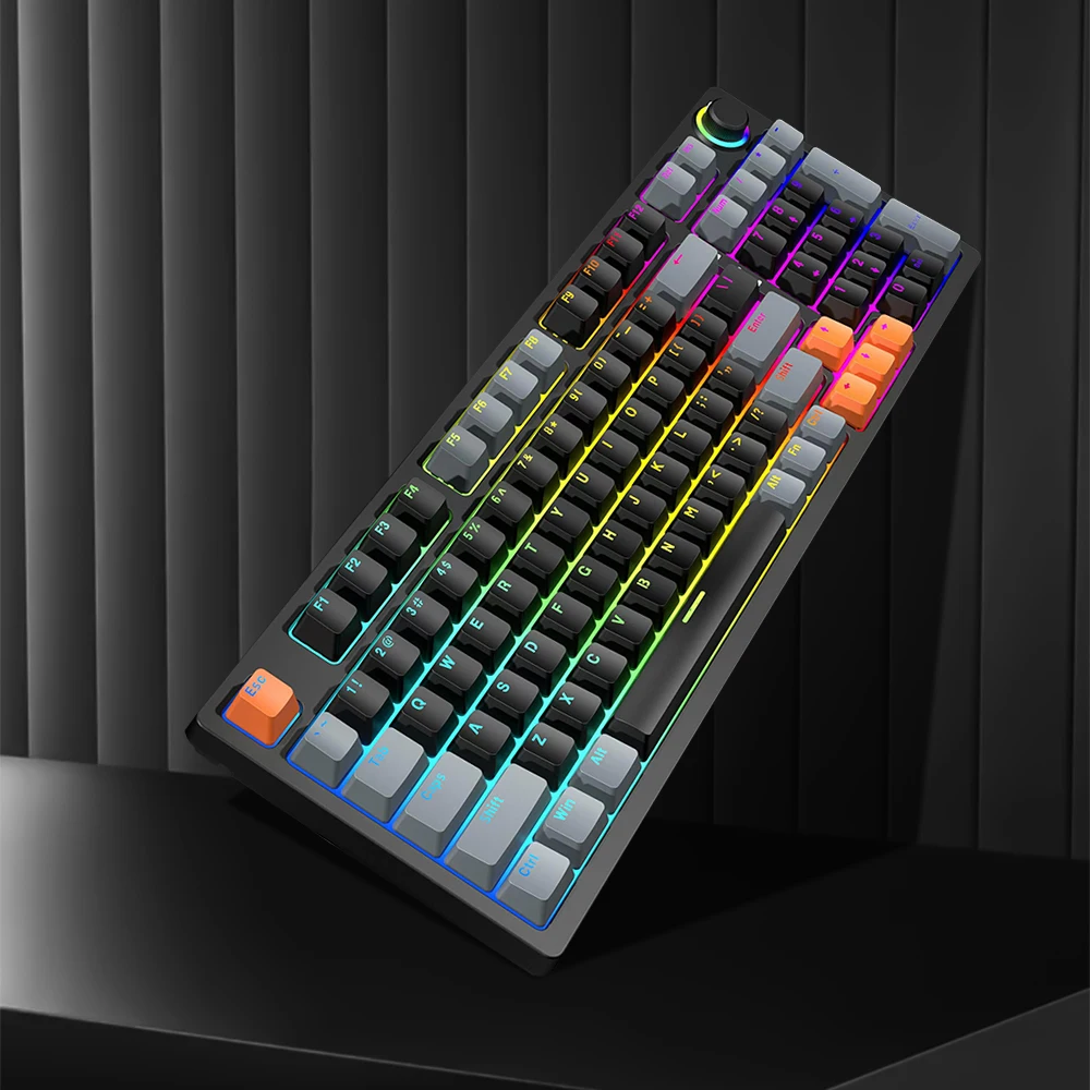 SAMA OEM Keyboard Wired RGB Light Computer Tablet Ergonomics PC Gamer Russian Clavier Mechanical Gaming Keyboard for Laptop