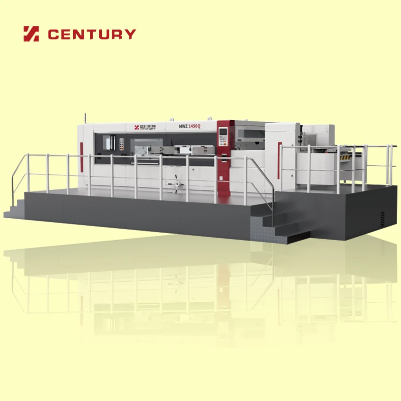 Die cutting machine price MWZ1450Q sheets die boards auto creasing cutting machine and automatic flatbed die cutter