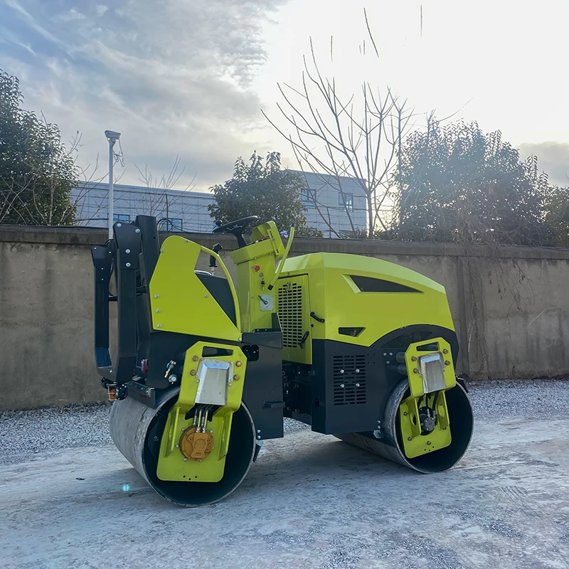 SECSUN New Design Construction Machine Double Drum 3 Ton 4 Ton 5 Ton 8 Ton Vibratory Road Roller for Sale