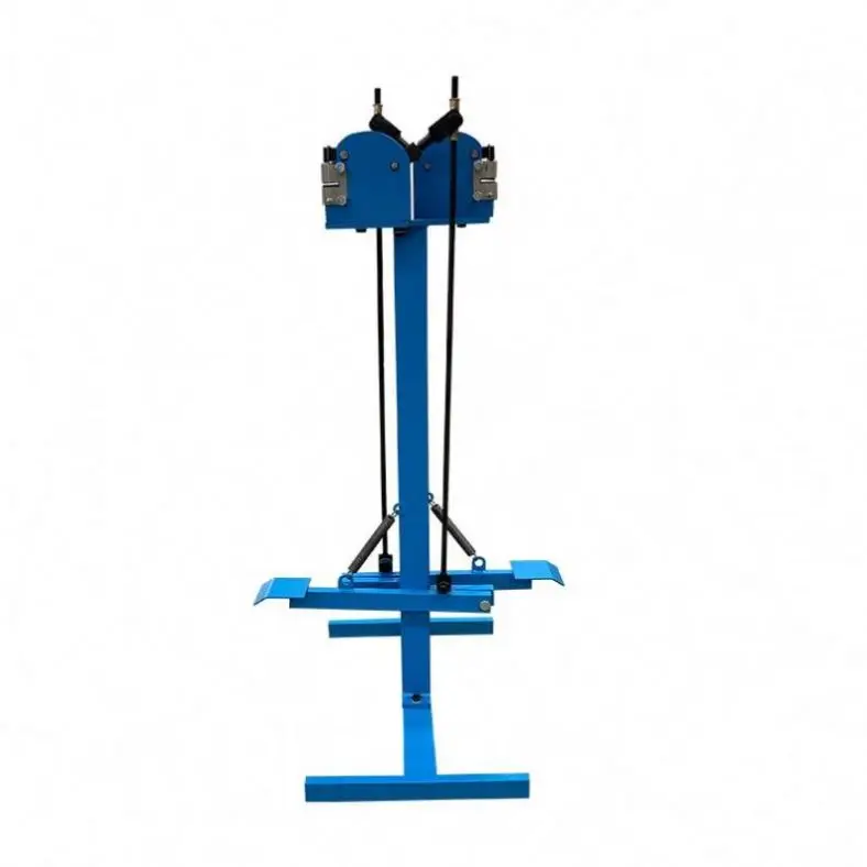 Manual Metal Shrinker Stretcher Stand 1-1/32 Throat Depth 18 Gauge Mild Steel Capacity Body Repair Equipment Foot Pedals