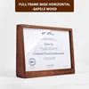 Base a pieno telaio orizzontale in legno di sapele