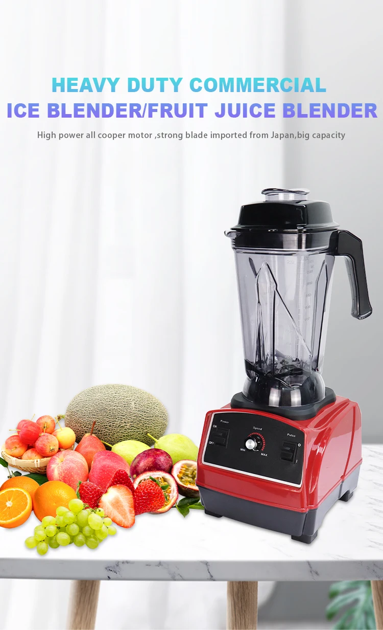 2.5L Full Cooper Motor Commercial Blender Low Noise Blender Food Mixer details