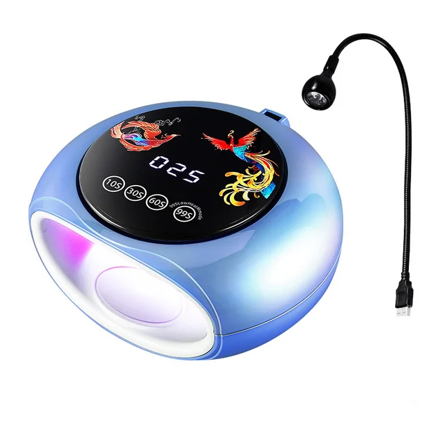 レッドライトスキンケアネイルランプ128W UV LEDランプマニキュア用