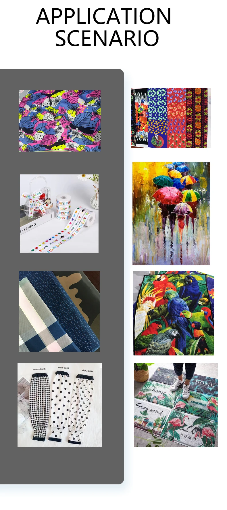 8Head Wholesale 1.9m Large Format Printer Fabric Sublimation Printing ...