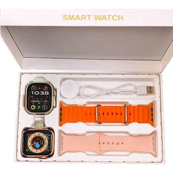 Double Smart Watch For Women Men TFT Screen Fitness Bracelet 150mAhBattery BT Call SOS Sports Smartwatch