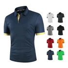 Custom Plain Polo Shirts Wholesale Custom Embroidered Printing Logo Plain 100% Cotton Polyester Mens Uniform Golf Polo Shirts