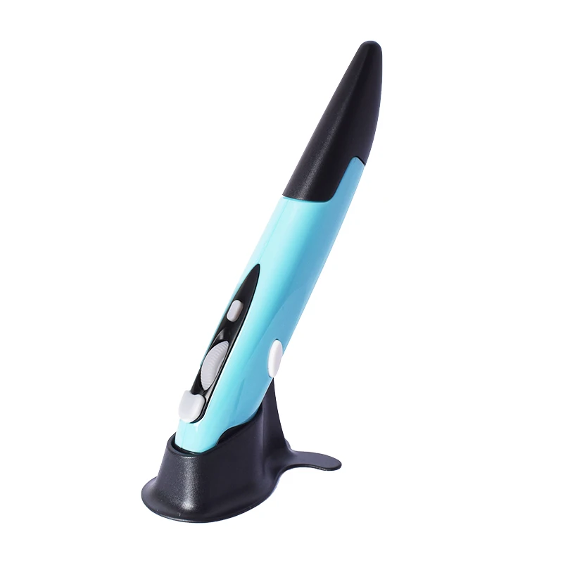 Лидер продаж вертикальная Беспроводная мини-мышь 4 клавиши 1600 точек/дюйм Регулируемая оптическая мышь 2 4G ручка для