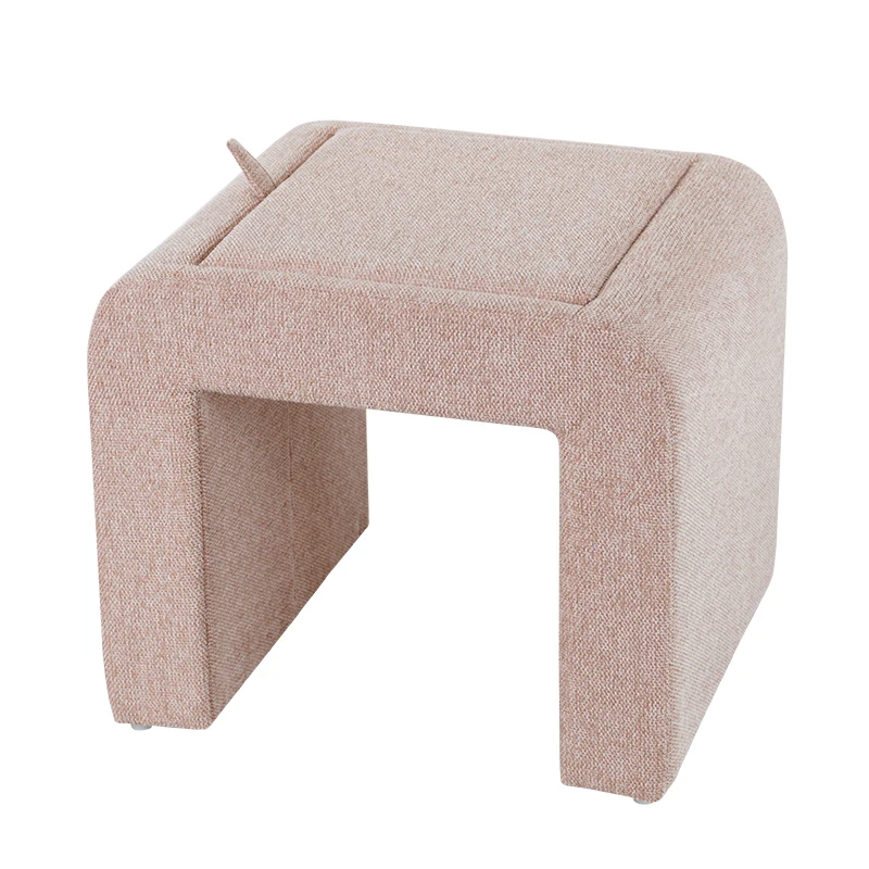 Customized Storage Ottoman Stool for Living Room Modern Inside Furniture Board