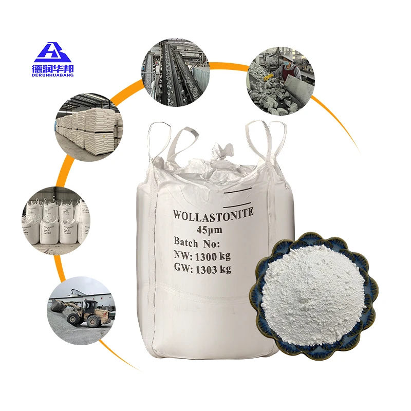 Wholesale Micro Silica Wollastonite Powder From Manufacturers Thermal Insulation Refractory Product