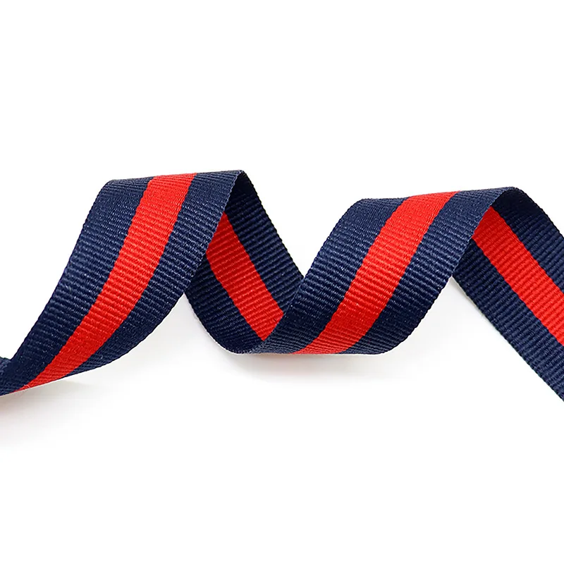 Customized Tricolor Weaving Ribbon Tricolor Holiday Ribbon 1CM-4CM for ...