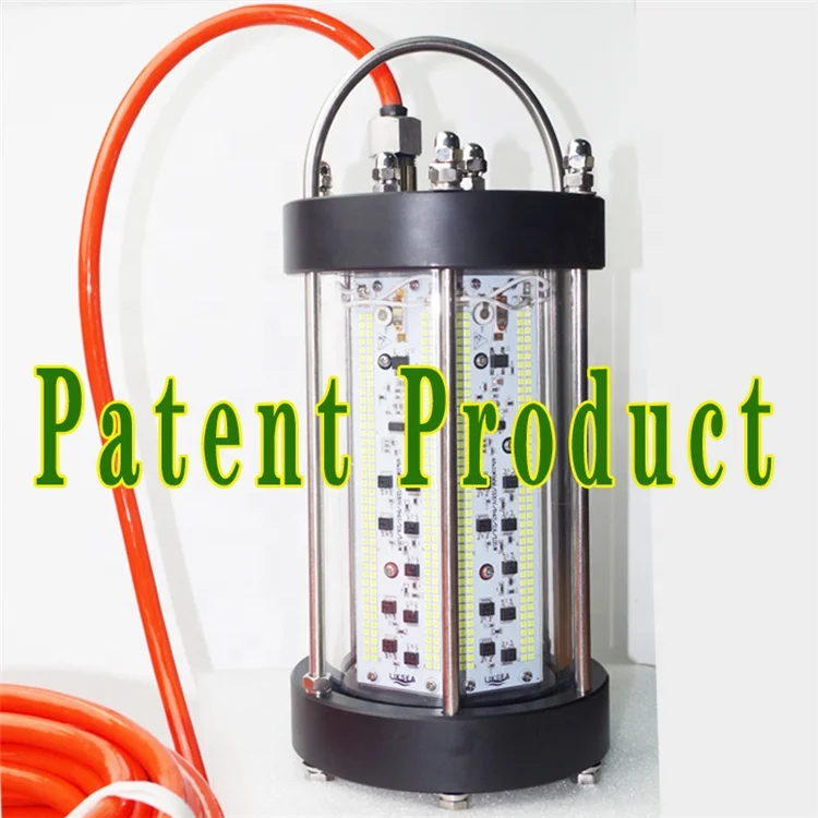 Высокое напряжение 1000 Вт Светодиодная приманка рыболокатор мигающие огни для