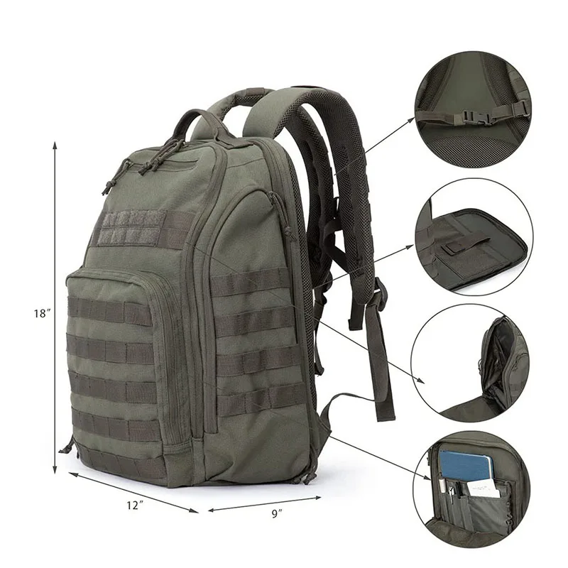 Versatile Tactical Rucksack Travel Laptop Backpack Outdoor Hunting Backpacks Tactical Bag for Sports Climbing