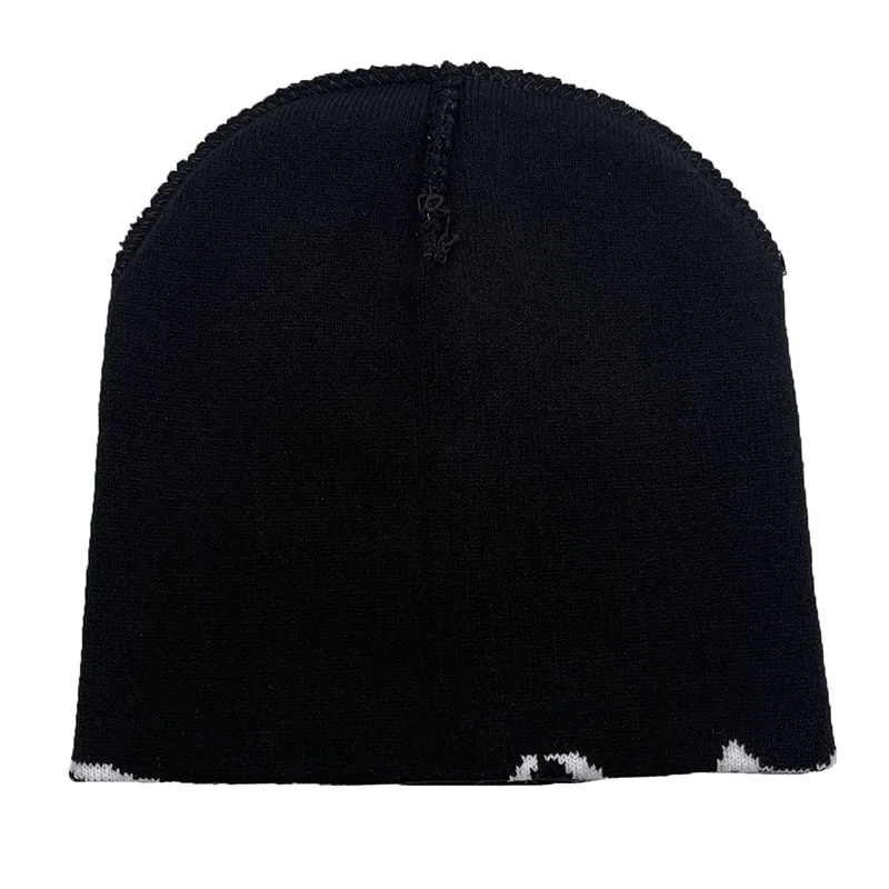 Beanies with Custom Logo - Winter Hip Hop Net Pattern Hats