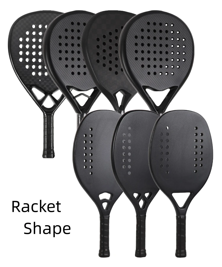 Kids Outdoor Sports Professional Tennis Racket Eva Core Indoor Carbon Fiber Padel Racket Set factory