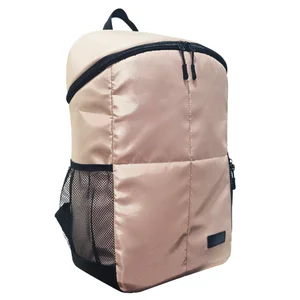 22L Quilted Faux Memory Foam Insulated Backpack Cooler, PEVA Hot Press Insulation & Custom Logo PU Patch