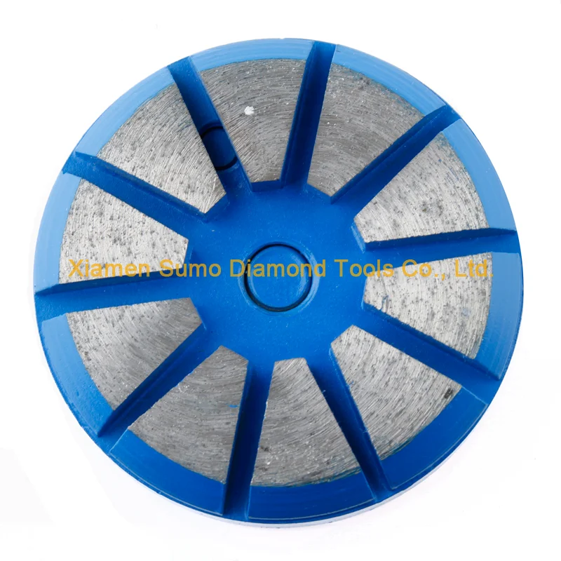 
10 сегментов бетонного шлифовального диска с 3 отверстиями 