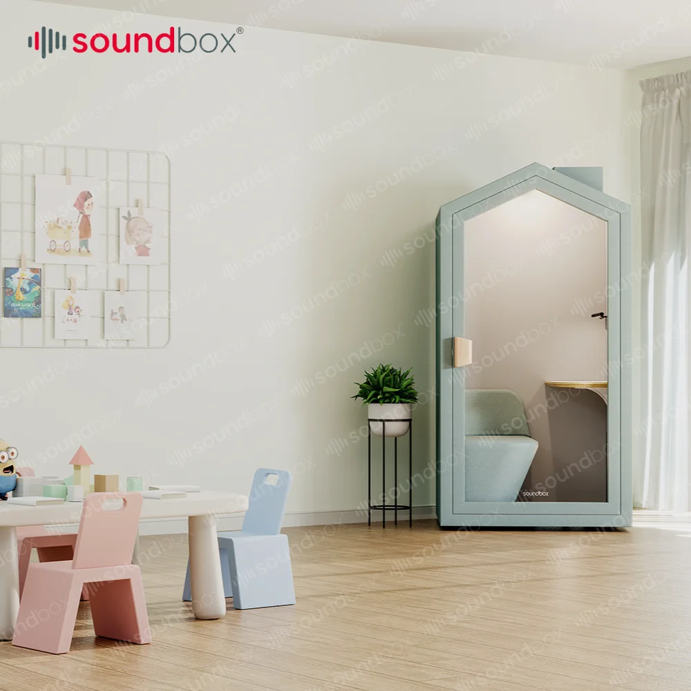 Workspace Pod Soundbox Home Silence Pod Sound Proof Education Office Residential Noise Reduce Home Pod