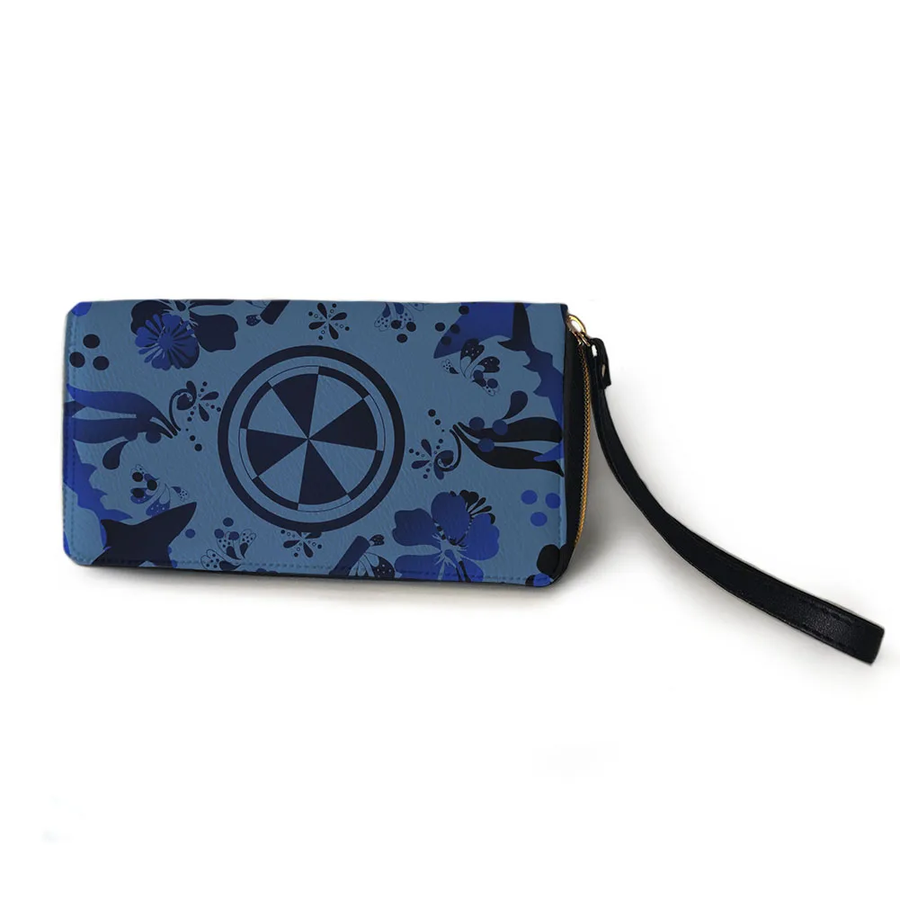 Wallet for Women Samoa Custom Personalised Tattoo Design Fiji Polynesian Style Card Holder Phone Purse Clutch With Wristlet