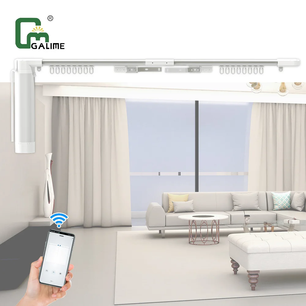 galime smart home customizable motorized curtains