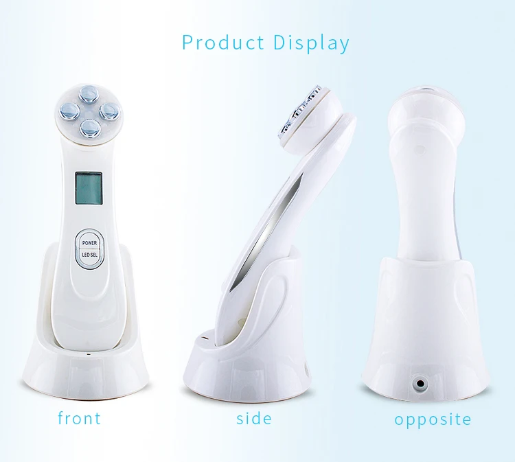 2021 Korea Blue Red Light Photon Therapy RF skin Rejuvenation machine beauty personal care device RF face whiting massager