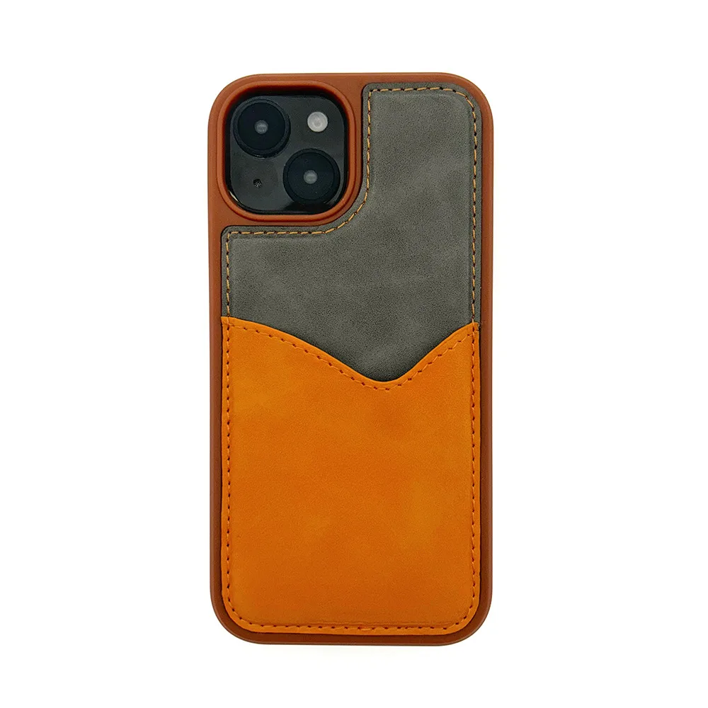 Pu Leather Phone Case For Iphone 15 14 13 12 11 Xr Xs Max Pro Plus Wallet Cases Simple Business Luxury Sjk460 Laudtec