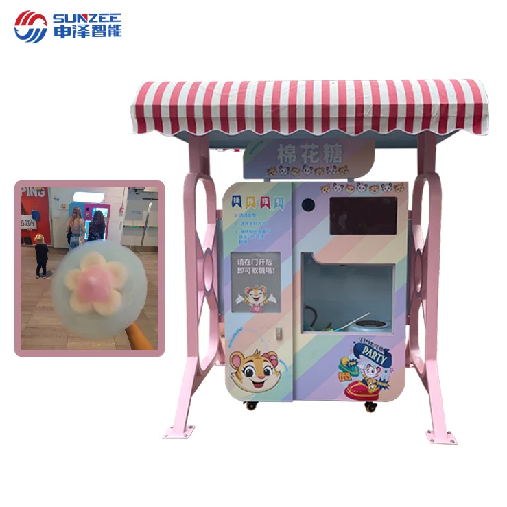 Factory wholesale commercial cotton candy vending machine Sell well all over the world