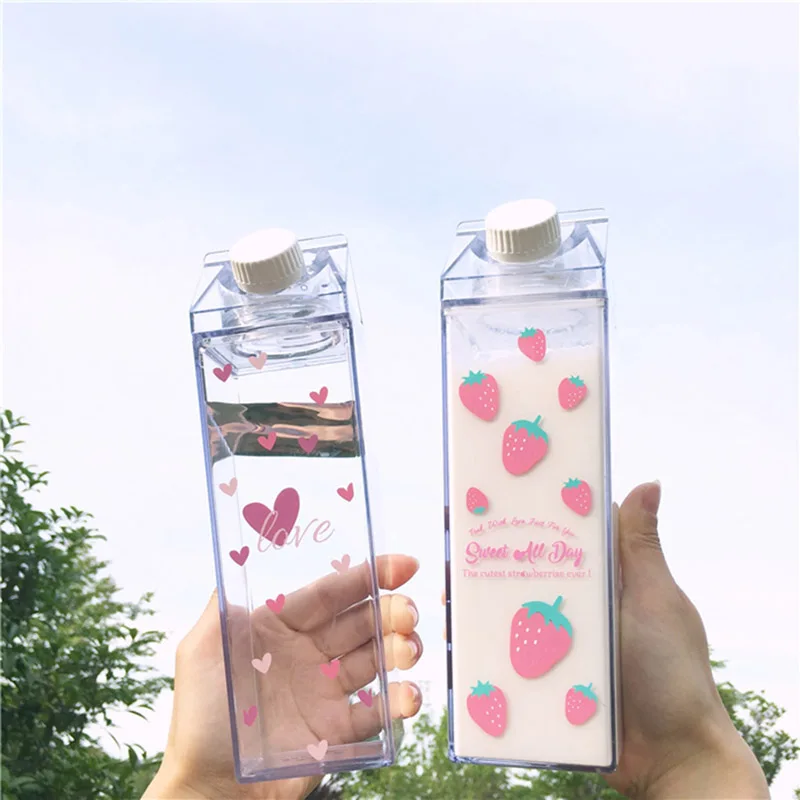 Aesthetic Milk Water Bottle